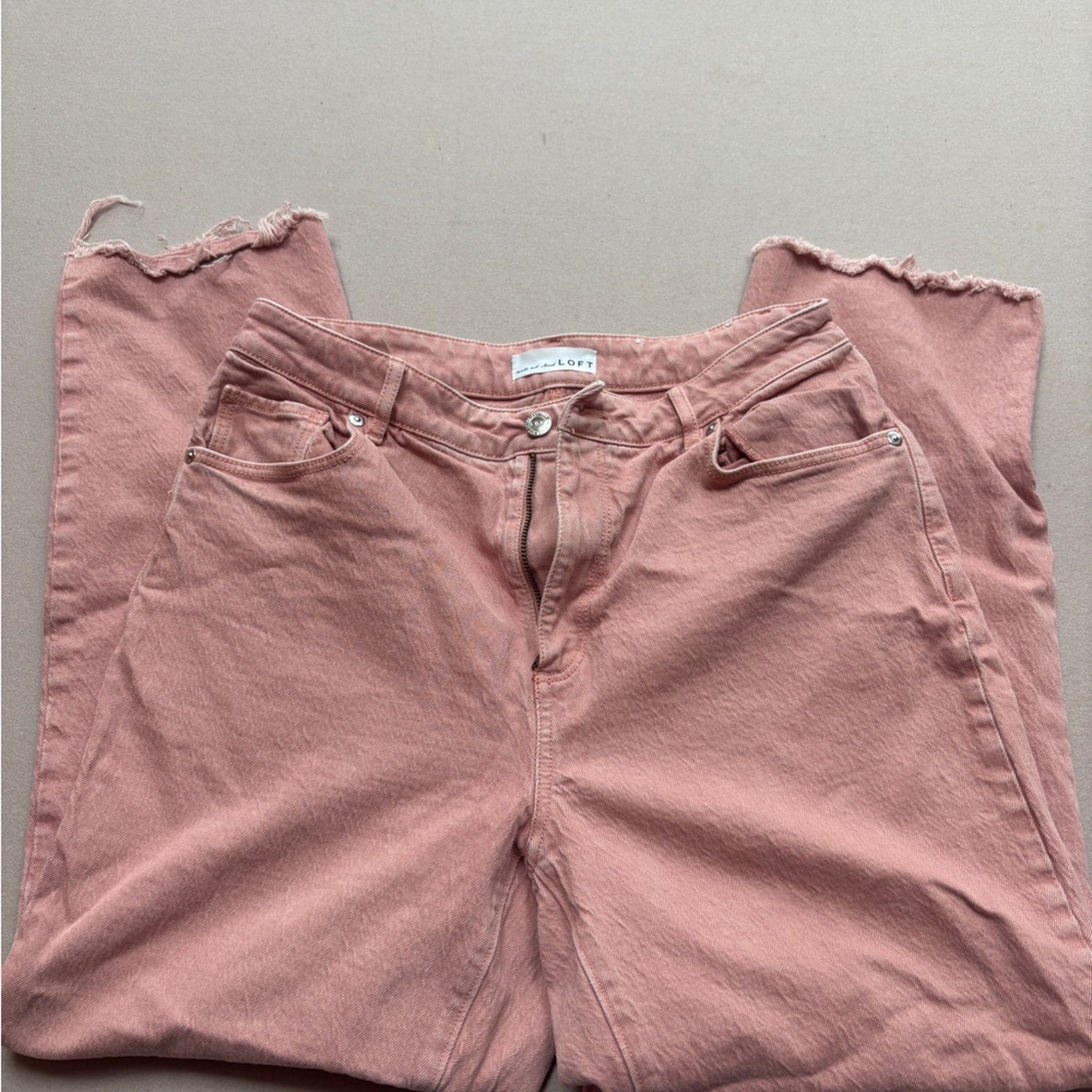 LOFT Dusty Pink Jean Shorts